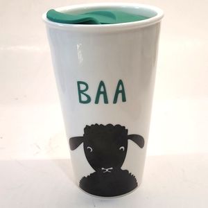 NWT Pier 1 BAA Black Sheep tall 6" tumbler